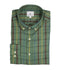 Chemise verte avec design distinctif